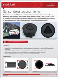 folleto sensores de estacionamiento Sensores de embutir y superficiales para piso para estacionamientos